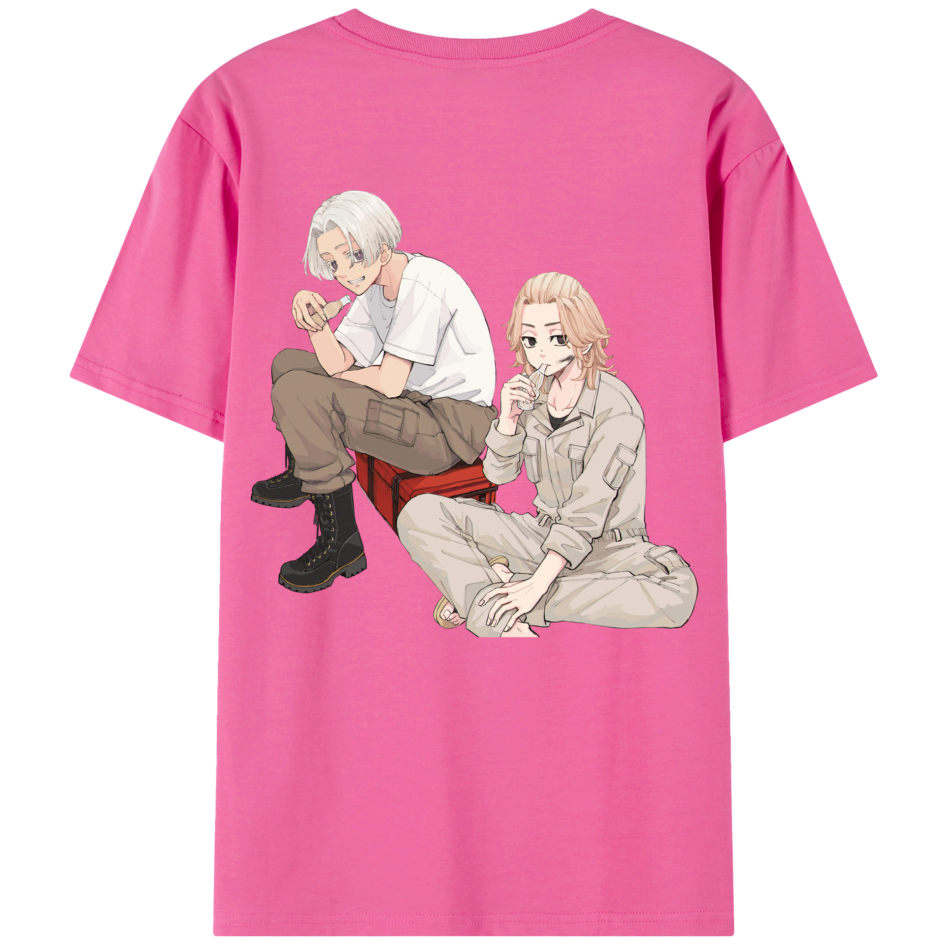 （画像用） 東京リベンジャーズ Tokyo Revengers レディース半袖Tシャツ(バックプリント)